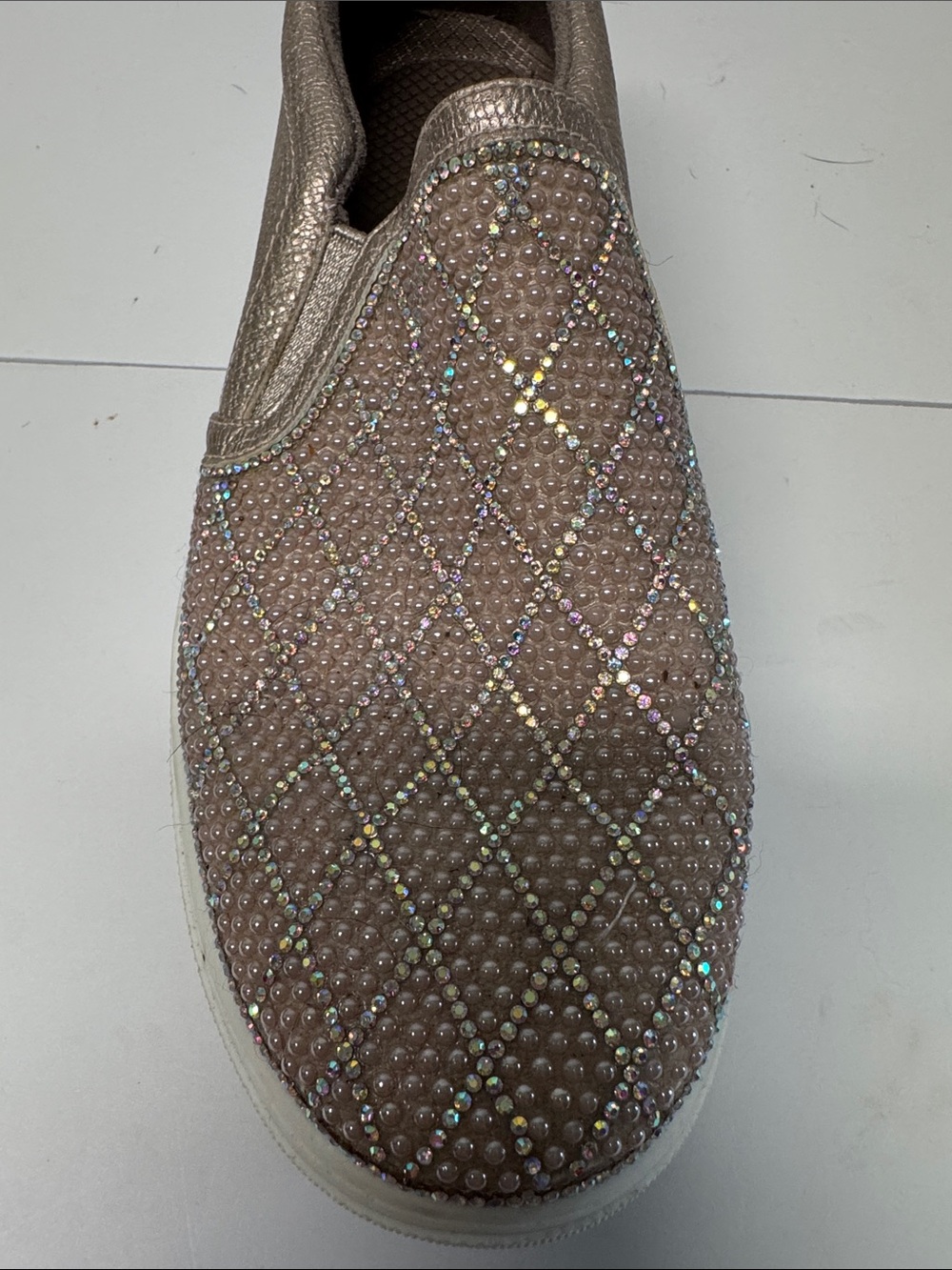 Skechers Street Goldie Diamond Darling Sneakers Size 8.5 - Picture 6 of 13